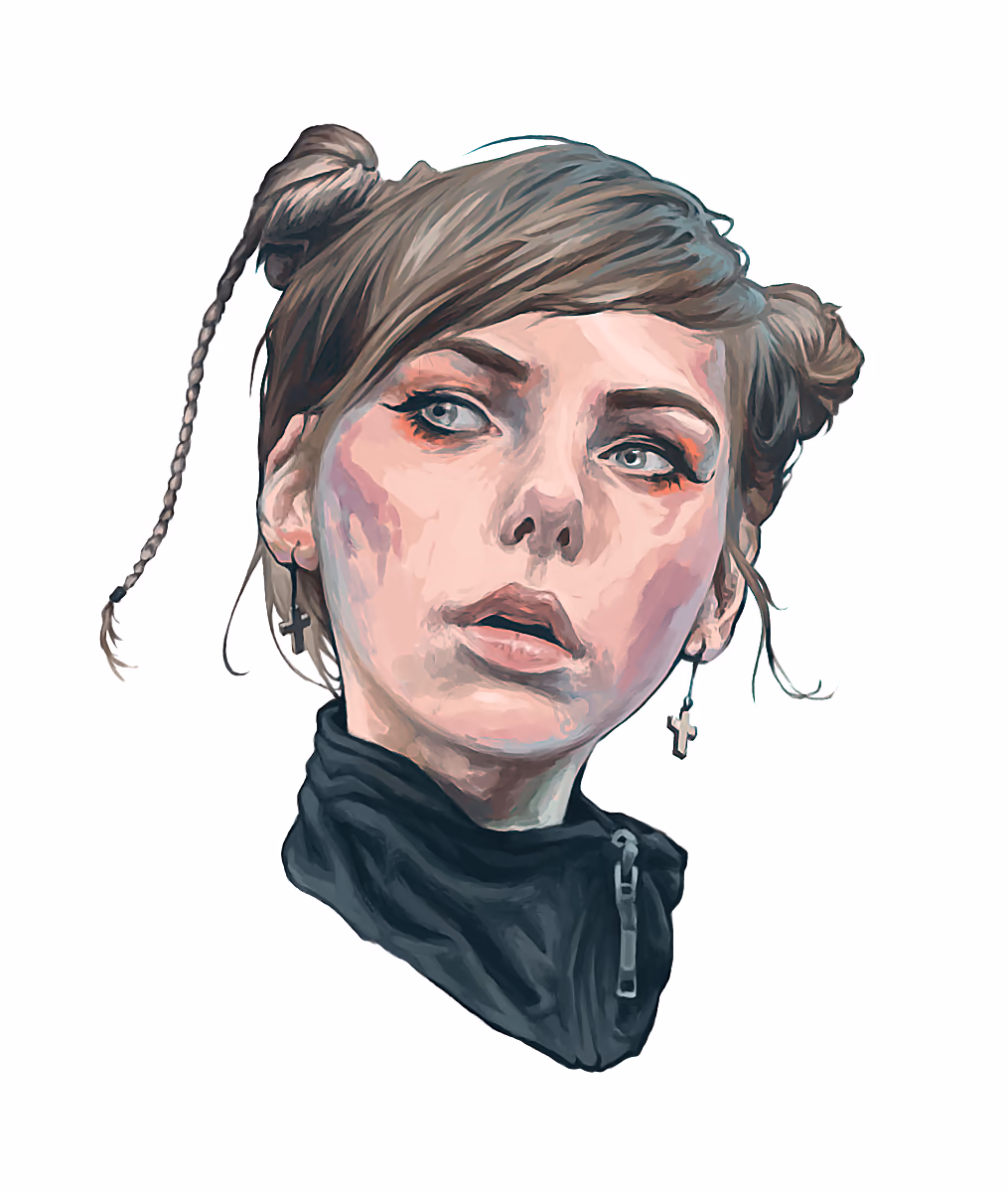 Alina, digital painting
